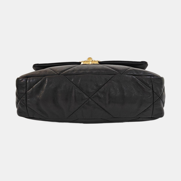 CHANEL 19 Small Quilted Lambskin Black
