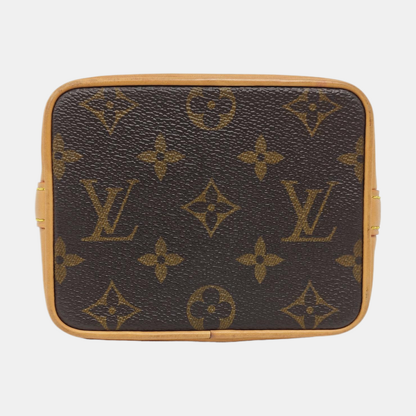 NOÉ Nano Monogram Coated Canvas Brown