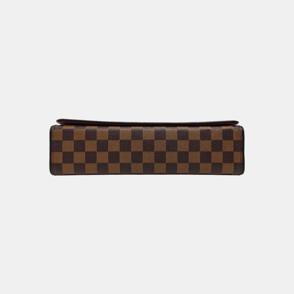 TRIBECA Damier Ebene Coated Canvas Brown