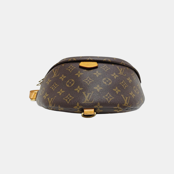 BUMBAG Monogram Coated Canvas Brown