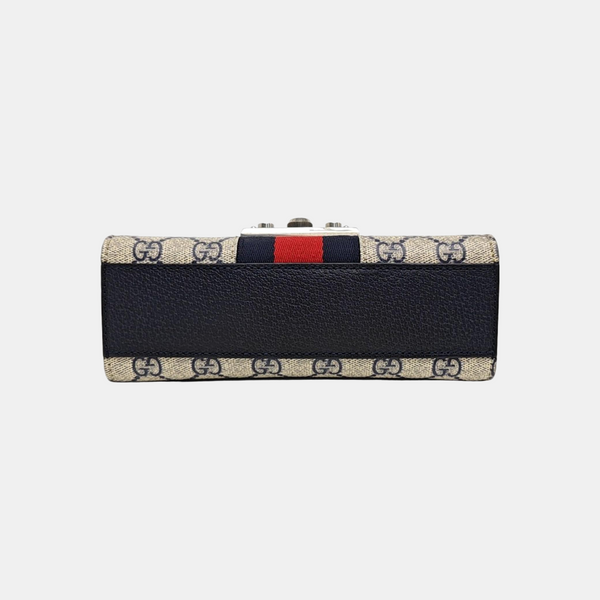 Padlock Mini Monogram Coated Canvas Beige