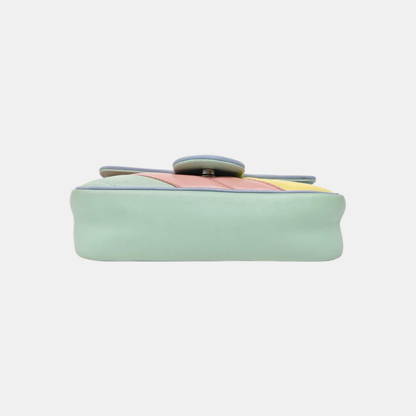 GG Marmont Mini Quilted Calfskin Multicolor