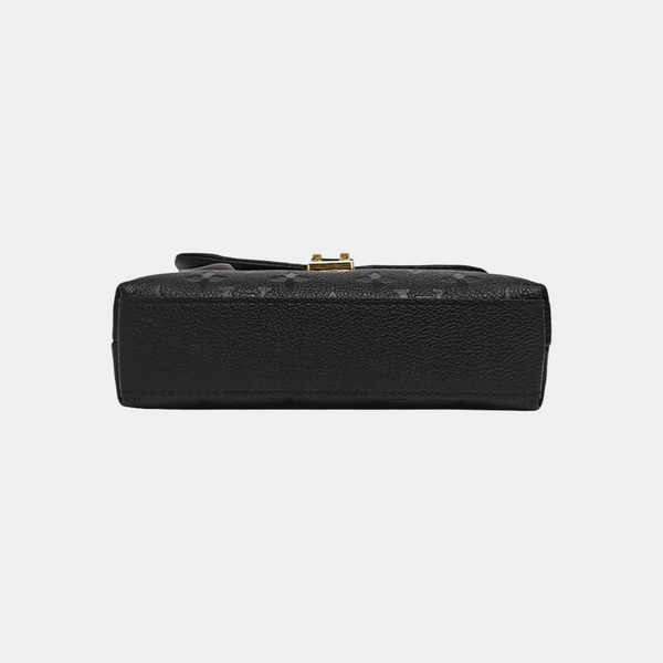 NANO MADELEINE Nano Monogram Calfskin Black