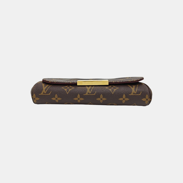 FAVORITE PM Monogram Coated Canvas Brown