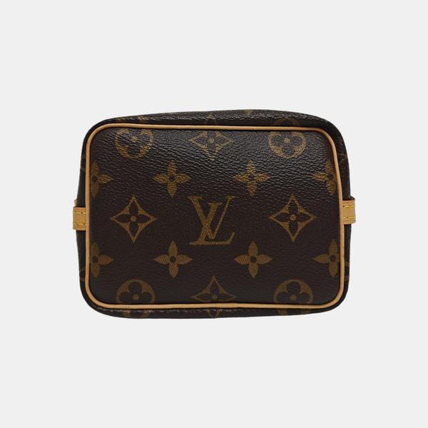 Authenticated pre-owned NÉONOÉ Nano Monogram Coated Canvas Brown - Bucket Bag at Looply
