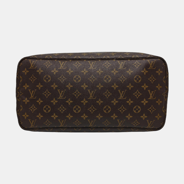 NEVERFULL GM Monogram Coated Canvas Brown