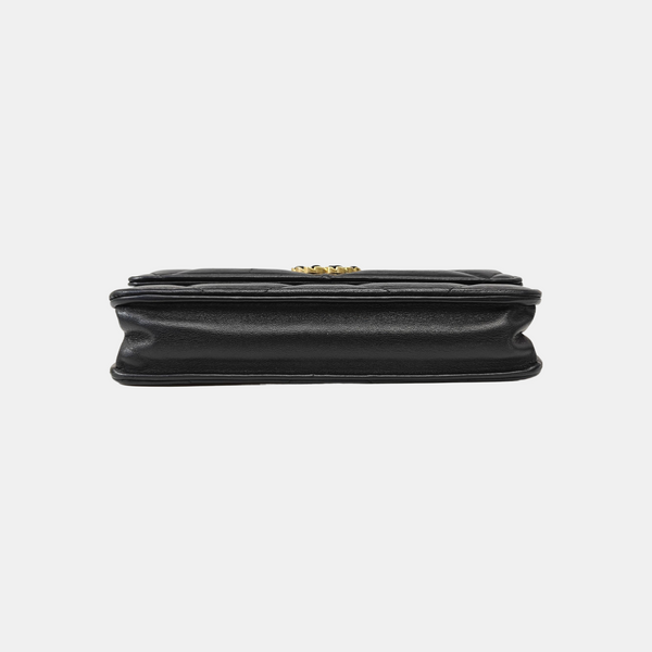 CHANEL 19 WOC Quilted Lambskin Black