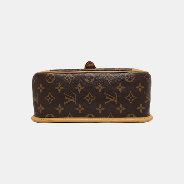 DIANE Monogram Coated Canvas Brown
