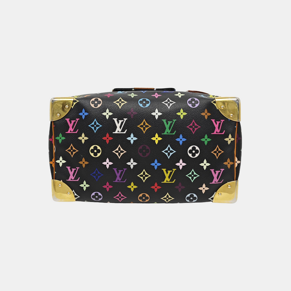 LV × TM SPEEDY 30 Monogram Coated Canvas Black