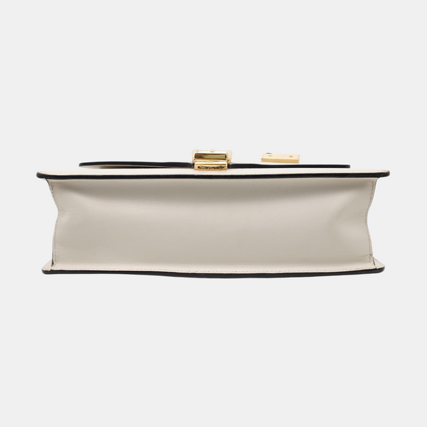Sylvie Small Calfskin White