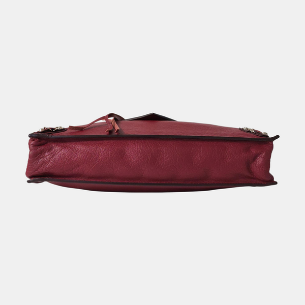 Authenticated pre-owned Papier Calfskin Burgundy - Clutch at Looply