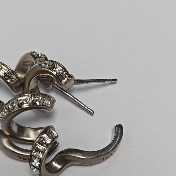 Metal Silver Stud Earrings