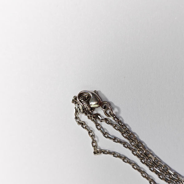 Pop H Metal Silver Necklace