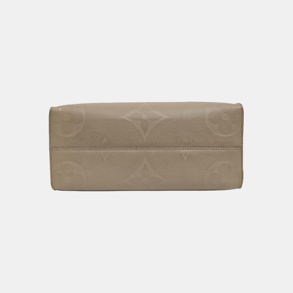 ONTHEGO MM Monogram Calfskin Grey