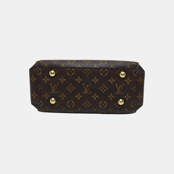 MONTAIGNE BB Monogram Coated Canvas Brown