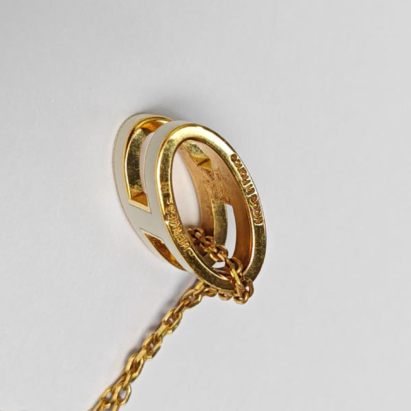 Pop H Metal Gold Necklace