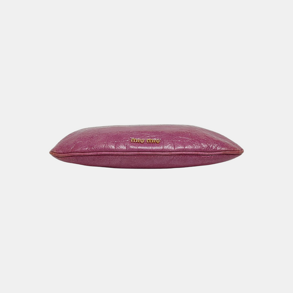 Calfskin Shoulder Bag Purple