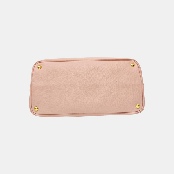 Double Large Saffiano Calfskin Pink