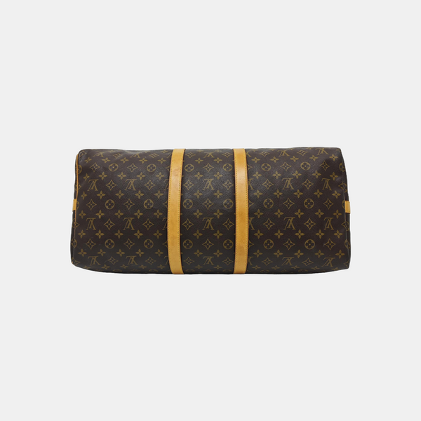SAC SOUPLE 55 Monogram Coated Canvas Brown