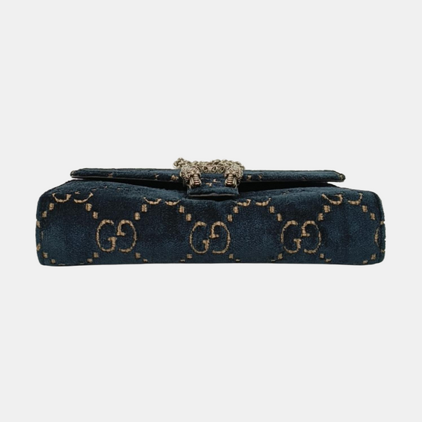 Authenticated pre-owned Dionysus Mini Monogram Velvet Blue - Shoulder Bag at Looply