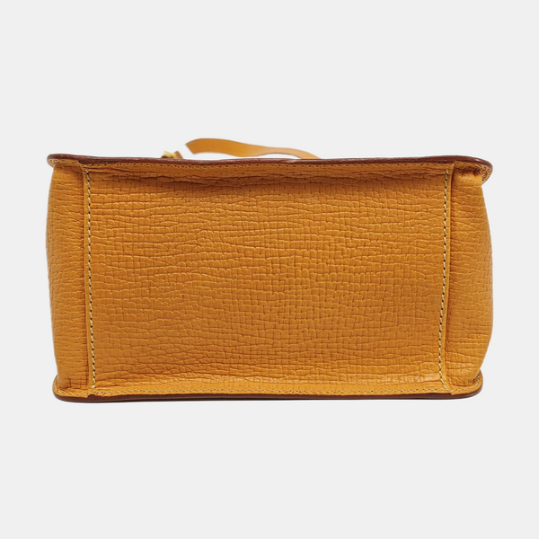 Calfskin Shoulder Bag Orange