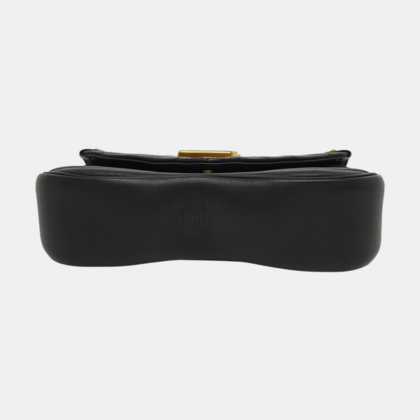 NEW WAVE MM Quilted Calfskin Black