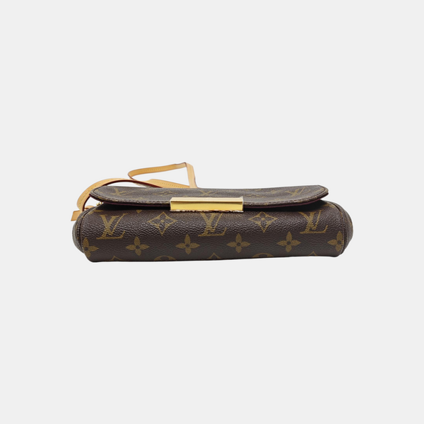 FAVORITE MM Monogram Coated Canvas Brown