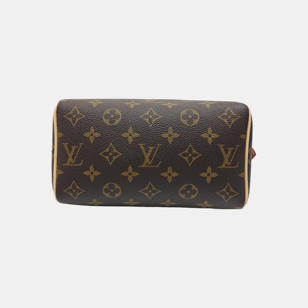 SPEEDY 20 Monogram Coated Canvas Brown