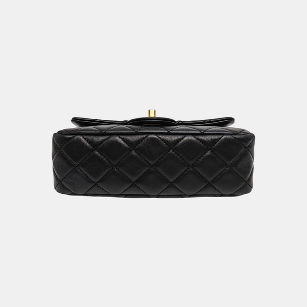 CLASSIC FLAP Mini Quilted Lambskin Black