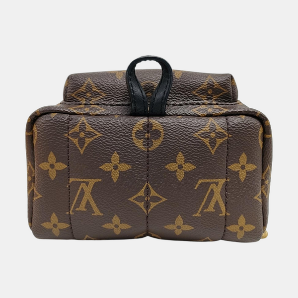 PALM SPRINGS Mini Monogram Coated Canvas Brown