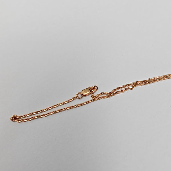Pop H Metal Rose Gold Necklace