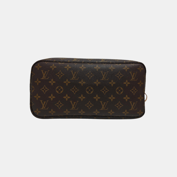NEVERFULL MM Monogram Coated Canvas Brown