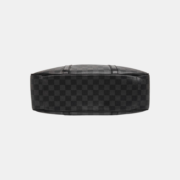 TADAO MM Damier Graphite Coated Canvas Gray