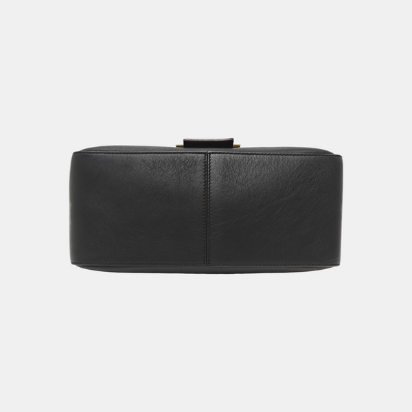 Calfskin Shoulder Bag Black