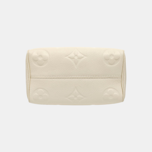 SPEEDY 20 Monogram Calfskin Beige