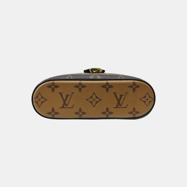 Vanity Chain Pouch Monogram Coated Canvas Brown