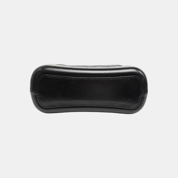 GABRIELLE Small Quilted Calfskin Black