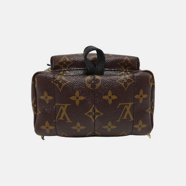 PALM SPRINGS Mini Monogram Coated Canvas Brown