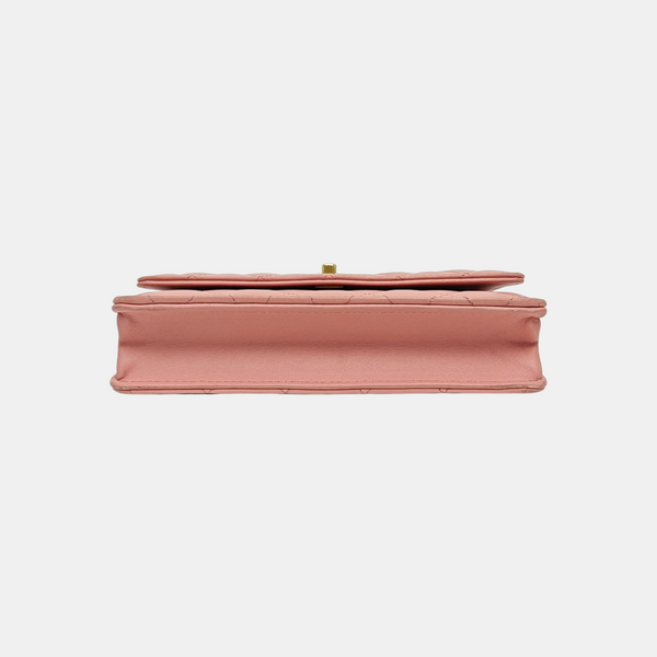 TRENDY CC Quilted Lambskin Pink