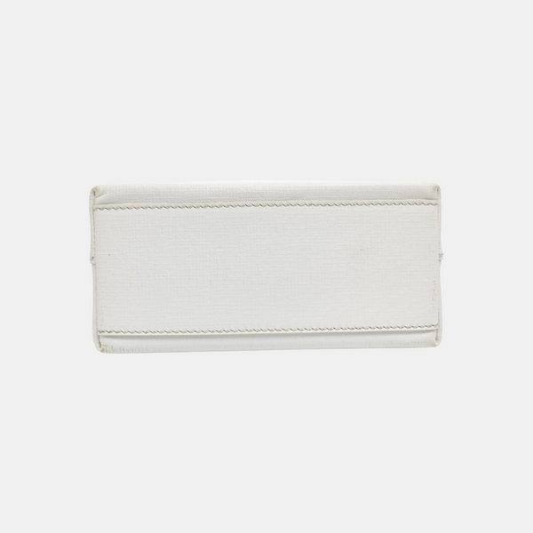Shopping Bag Super Mini Calfskin White