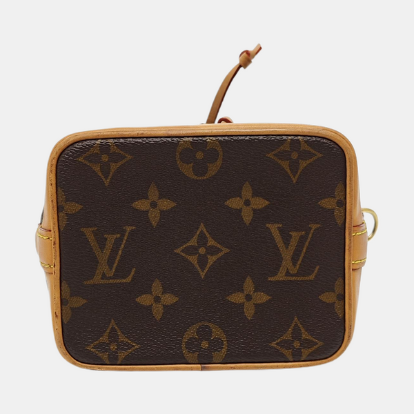NOÉ Nano Monogram Coated Canvas Brown