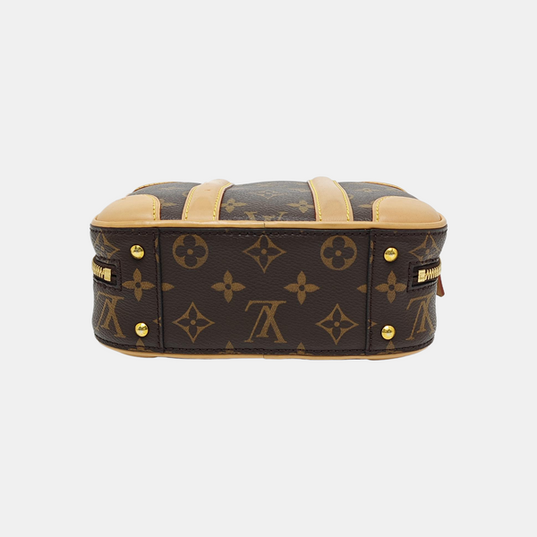 LUGGAGE Monogram Coated Canvas Brown