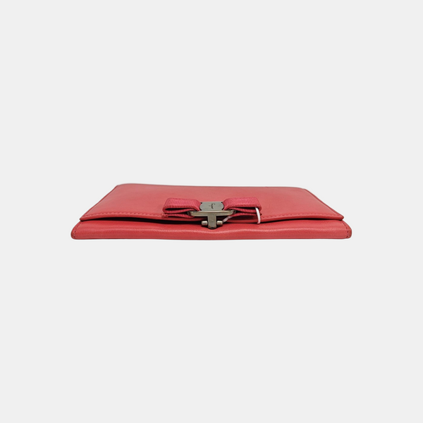 Vara Calfskin Red Wallet
