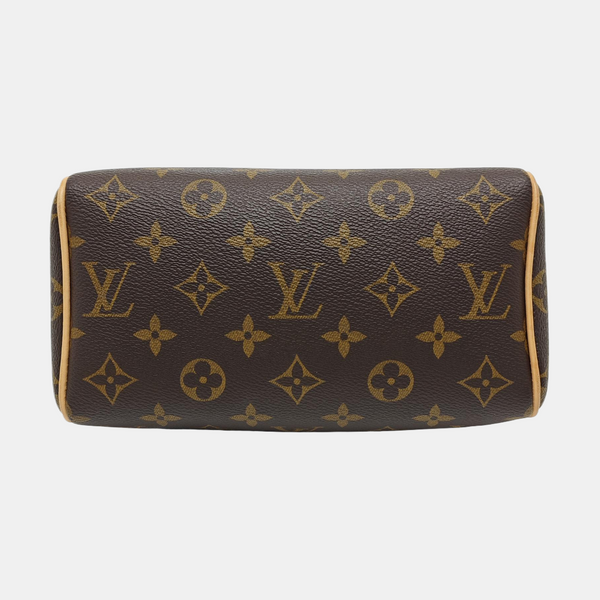 SPEEDY 20 Monogram Coated Canvas Brown