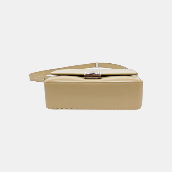 Calfskin Shoulder Bag Medium Beige