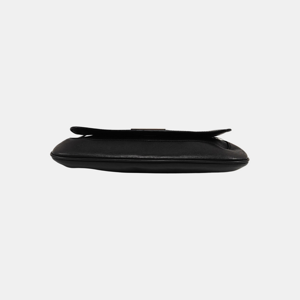 Calfskin Shoulder Bag Black