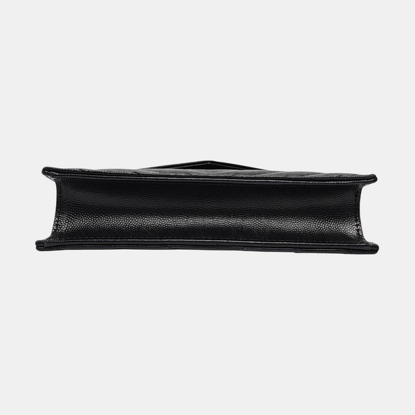MONOGRAM WOC Chevron Calfskin Black