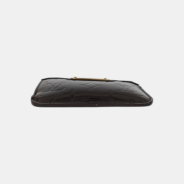 Patent Leather Card Holder Red