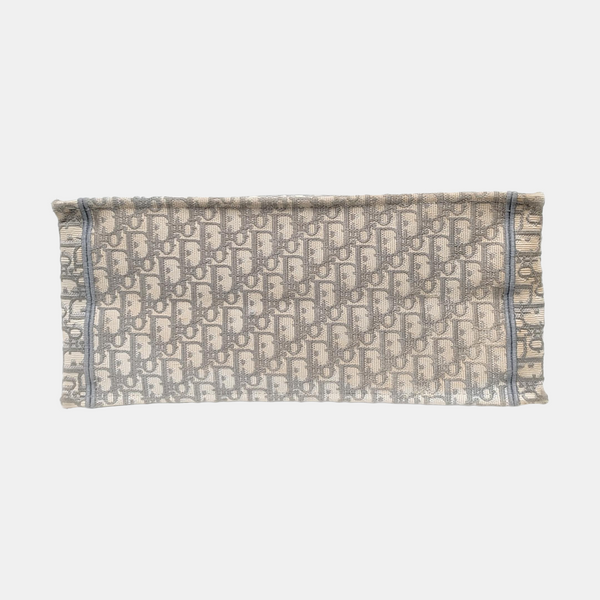 Book Tote Large Oblique Canvas Gray