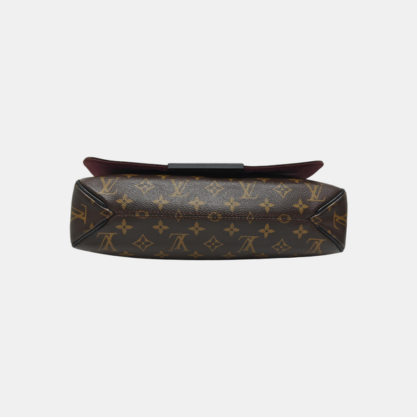 DISTRICT MM Monogram Coated Canvas Brown
